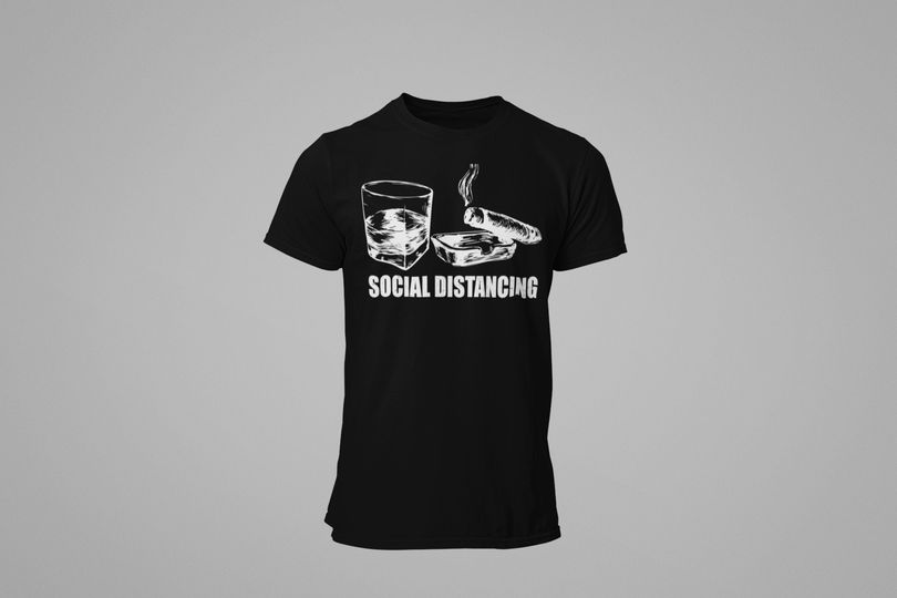 Social Distancing Whiskey & Cigar