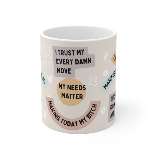 Positive Affirmation Ceramic Mug 11oz